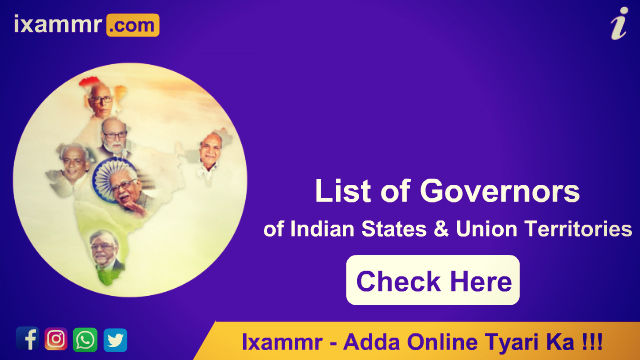 List of Governors & LG of Indian States & Union Territories 2021